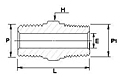 Hex Nipple GNH